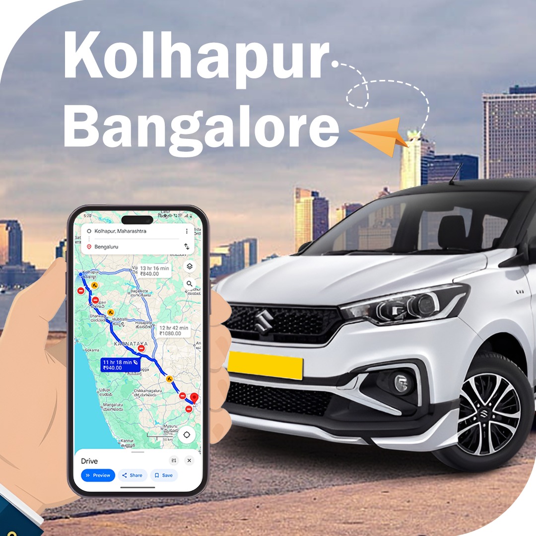 kolhapur to bangalore cab