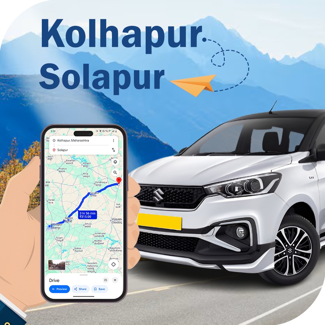 kolhapur to solapur cab